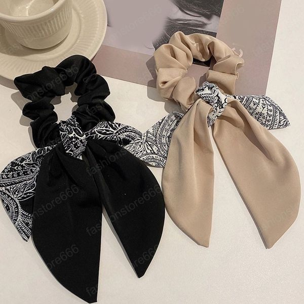 women fashion big bowknot ribbon elastic hair bands beautiful long streamer hair ropes girls elegant ponytail holder hair ties, Pink
women fashion big bowknot ribbon elastic hair bands beautiful long streamer hair ropes girls elegant ponytail holder hair ties, Pink