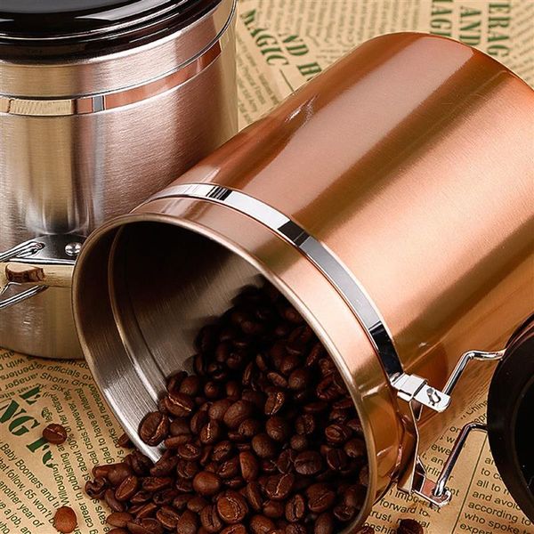 stainless steel sealed tank storage tank moisture-proof coffee bean milk powder jar pot kitchen grains storage box
stainless steel sealed tank storage tank moisture-proof coffee bean milk powder jar pot kitchen grains storage box