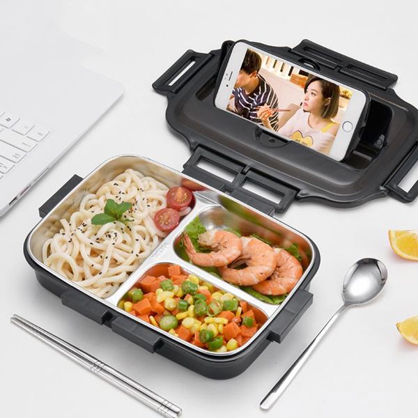 dinnerware sets portable 2/3/4 compartment lunch container stainless steel school kids grid bento box leak-proof kitchen
dinnerware sets portable 2/3/4 compartment lunch container stainless steel school kids grid bento box leak-proof kitchen