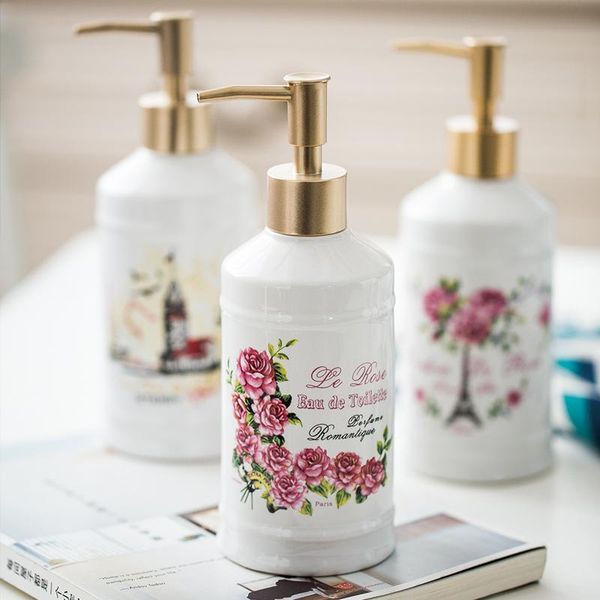 liquid soap dispenser 420ml ceramic high capacity printing latex bottle dispensers for bathroom kitchen
liquid soap dispenser 420ml ceramic high capacity printing latex bottle dispensers for bathroom kitchen