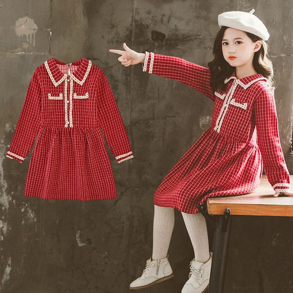 2021 new spring from baby fashion girl in long sleeve chess elegant print ed as princess clothes for miss 4-13 tfk9, Red;yellow
2021 new spring from baby fashion girl in long sleeve chess elegant print ed as princess clothes for miss 4-13 tfk9, Red;yellow