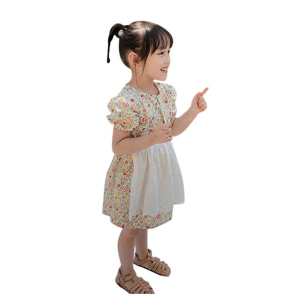 girl's dresses toddler kids baby girls princess puff sleeve vintage small floral print apron dress costume 2pcs set summer outfits girl, Red;yellow
girl's dresses toddler kids baby girls princess puff sleeve vintage small floral print apron dress costume 2pcs set summer outfits girl, Red;yellow