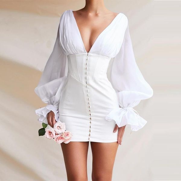 casual dresses women's satin dress 2021 spring summer women clothing robe backless v neck lantern sleeve mini vestidos, Black;gray
casual dresses women's satin dress 2021 spring summer women clothing robe backless v neck lantern sleeve mini vestidos, Black;gray