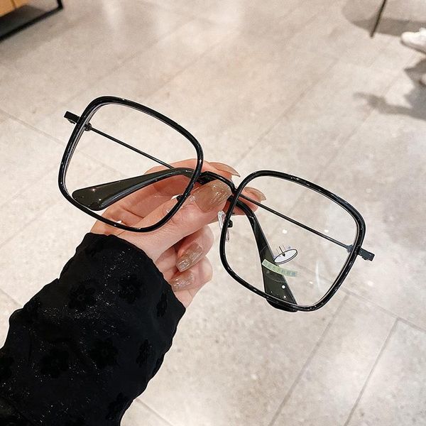 sunglasses the big box anti-blue glasses net red can be equipped with a degree eye frame fashion plain flat mirror, White;black
sunglasses the big box anti-blue glasses net red can be equipped with a degree eye frame fashion plain flat mirror, White;black