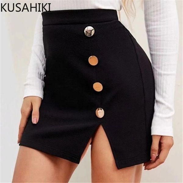 skirts kusahiki 2021 spring slim split women skirt causal korean buttons mini bottoms mujer faldas 6e577, Black
skirts kusahiki 2021 spring slim split women skirt causal korean buttons mini bottoms mujer faldas 6e577, Black