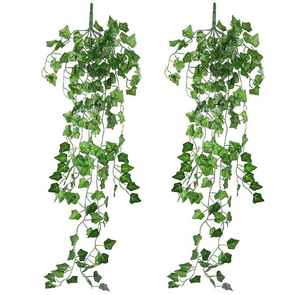 decorative flowers & wreaths artificial hanging plant indoor/outdoor, plastic fake trailing weeping ivy greenery drooping 2 pcs
decorative flowers & wreaths artificial hanging plant indoor/outdoor, plastic fake trailing weeping ivy greenery drooping 2 pcs