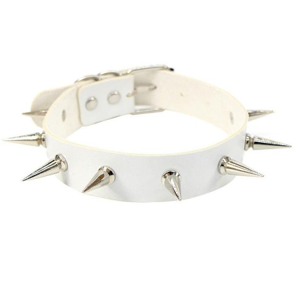 chokers white black spike choker belt collar women pu leather goth necklace for party club chockers gothic jewelry, Golden;silver
chokers white black spike choker belt collar women pu leather goth necklace for party club chockers gothic jewelry, Golden;silver