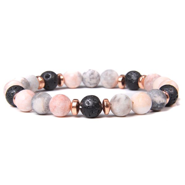 natural pink zebra stone beads bracelet 8mm lava stone beaded charm diffuser bracelet yoga jewelry for women men friendship bracelet, Black
natural pink zebra stone beads bracelet 8mm lava stone beaded charm diffuser bracelet yoga jewelry for women men friendship bracelet, Black