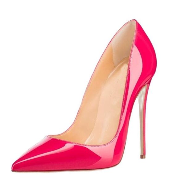 dress shoes fashion simple shallow solid patent leather pointed toe thin high heel women pumps quality party, Black
dress shoes fashion simple shallow solid patent leather pointed toe thin high heel women pumps quality party, Black