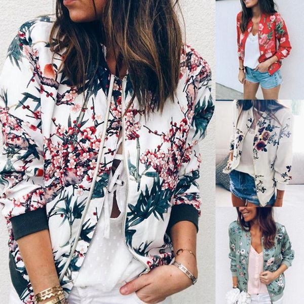 women's jackets women fashionfloral print outwear lady casual coat swomen thin section printed zipper, Black;brown
women's jackets women fashionfloral print outwear lady casual coat swomen thin section printed zipper, Black;brown