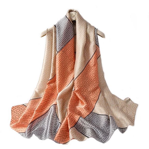 scarves women imitation silk scarf female elegant 90*180cm smooth soft foulard summer spring autumn sunshade silky shawl, Blue;gray
scarves women imitation silk scarf female elegant 90*180cm smooth soft foulard summer spring autumn sunshade silky shawl, Blue;gray