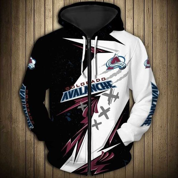 colorado men's casual 3d zipper hoodie black and white stitching blue creek print avalanche sweatshirt
colorado men's casual 3d zipper hoodie black and white stitching blue creek print avalanche sweatshirt