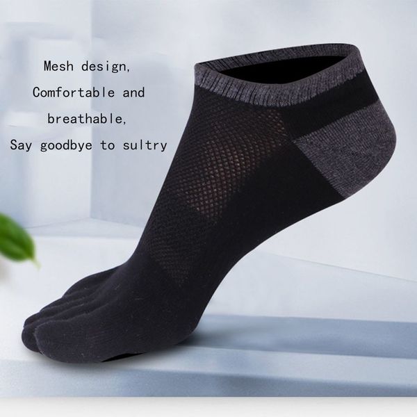 men ummer five-fingered anti-slip invisible cat mesh breathing sports teen funny just socks, Black
men ummer five-fingered anti-slip invisible cat mesh breathing sports teen funny just socks, Black