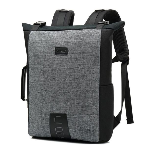 backpack men backpacks cool bell multifunctional &shoulder bag& messenger handbag 15.6 inch lapbag blue/gray cb-5603