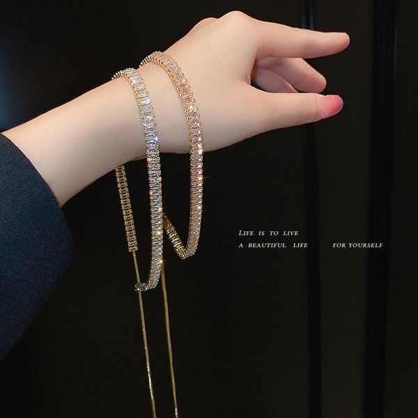 chain women pendants girl long zircon necklace texture rhinestone fashion personality clavicle tassel deep v pendant party collar, Silver
chain women pendants girl long zircon necklace texture rhinestone fashion personality clavicle tassel deep v pendant party collar, Silver