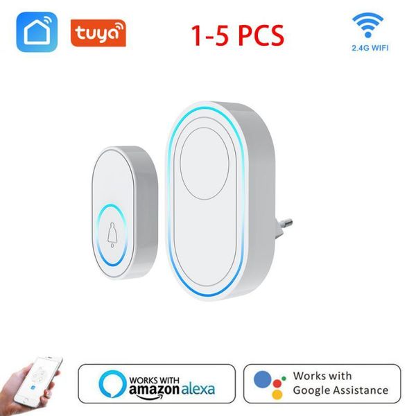 smart home control welcome doorbell intelligent 433mhz wireless button or 38 sound tuya wifi burglar alarm system
smart home control welcome doorbell intelligent 433mhz wireless button or 38 sound tuya wifi burglar alarm system