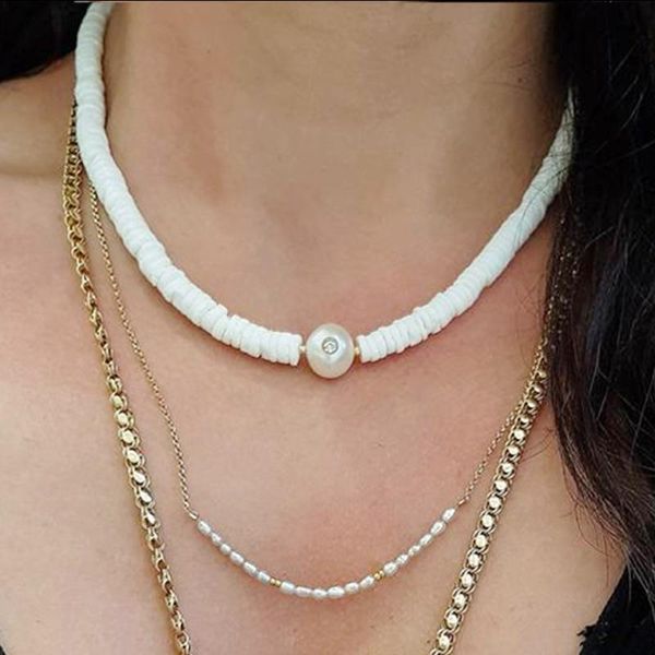 chokers 2021 winter fashion sweater necklace classic white stone beaded choker women banquet charm accessories collares de moda, Golden;silver
chokers 2021 winter fashion sweater necklace classic white stone beaded choker women banquet charm accessories collares de moda, Golden;silver