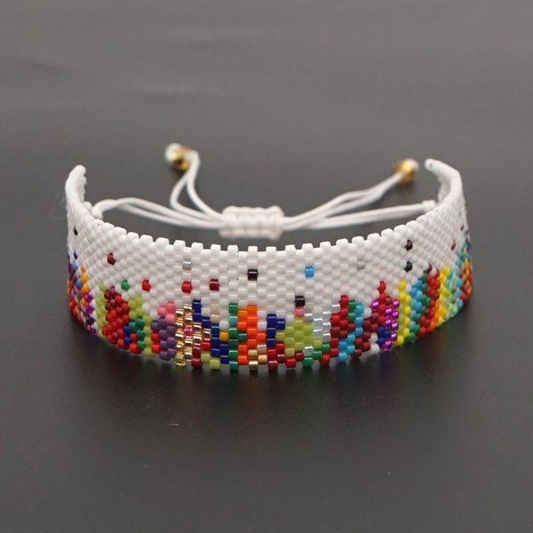 beaded, strands miyuki rice beads hand-made beaded rainbow contrast color wide bracelet female simple bohemian literary jewelry gifts for wo, Black
beaded, strands miyuki rice beads hand-made beaded rainbow contrast color wide bracelet female simple bohemian literary jewelry gifts for wo, Black