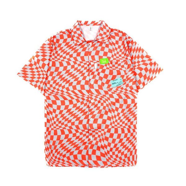 women's blouses & shirts summer plaid shirt women vintage loose short sleeve blouse female harajuku checkerboard tie dye casual man ove, White
women's blouses & shirts summer plaid shirt women vintage loose short sleeve blouse female harajuku checkerboard tie dye casual man ove, White