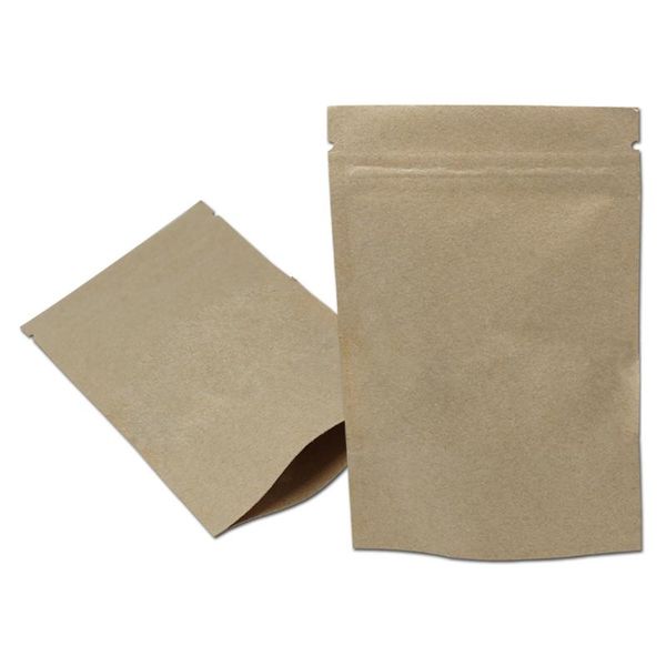 storage bags 50pcs brown kraft paper stand up bag self seal reusable food doypack coffee bean candy packaging pouches
storage bags 50pcs brown kraft paper stand up bag self seal reusable food doypack coffee bean candy packaging pouches