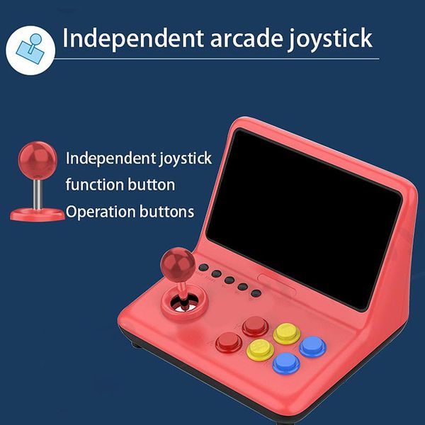 arcade joystick built-in 2400 9" screen music player output gaming wired gamepad connection portable players game
arcade joystick built-in 2400 9" screen music player output gaming wired gamepad connection portable players game