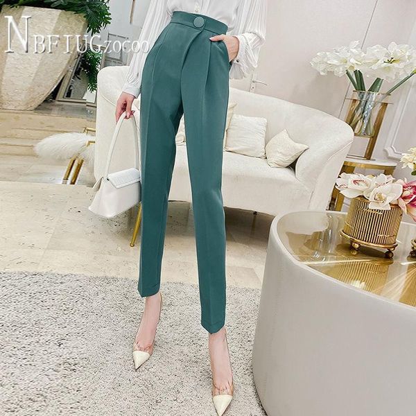 2021 autumn new high waist ankle length women harem pants casual female radish trousers, Black;white
2021 autumn new high waist ankle length women harem pants casual female radish trousers, Black;white