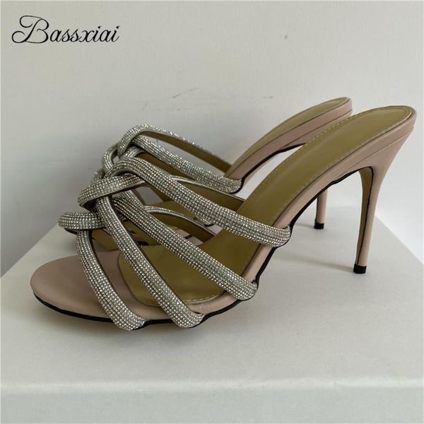 sandals cross braided rhinestone narrow band women 10cm stiletto heel slingbacks slip-on summer mules for girls, Black
sandals cross braided rhinestone narrow band women 10cm stiletto heel slingbacks slip-on summer mules for girls, Black