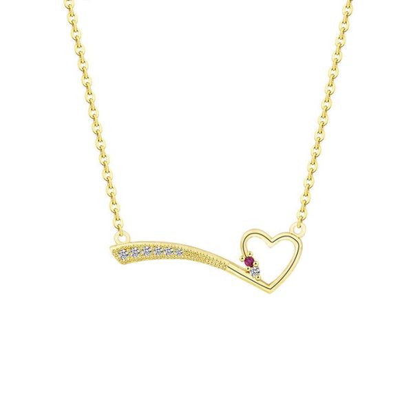 sweet cz heart necklace pendant gold color women choker necklaces stainless steel chain valentines day gift ketting vrouwen, Silver
sweet cz heart necklace pendant gold color women choker necklaces stainless steel chain valentines day gift ketting vrouwen, Silver