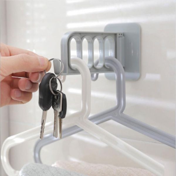 hooks & rails no trace stick plastic hangers hook wall hanging clothes storage rack multi-function folding 1pc
hooks & rails no trace stick plastic hangers hook wall hanging clothes storage rack multi-function folding 1pc