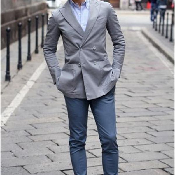 men's suits & blazers simple thin casual double breasted wedding fashion for young groom suit formal party two piece 1phe, White;black
men's suits & blazers simple thin casual double breasted wedding fashion for young groom suit formal party two piece 1phe, White;black