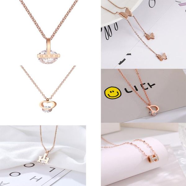 chains dzot 2021 fashion personalised trendy titanium steel necklace with simple letters and diamond pendant temperament jewellery, Silver
chains dzot 2021 fashion personalised trendy titanium steel necklace with simple letters and diamond pendant temperament jewellery, Silver