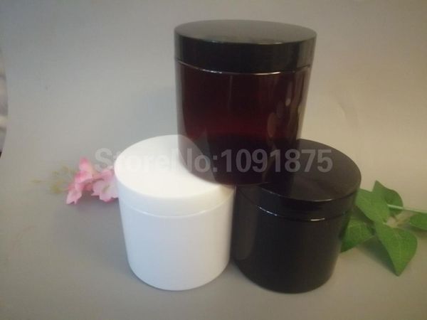 storage bottles & jars 20pcs 500ml empty cosmetic cream jar pet container white black amber color pot powder mask with screw lid can
storage bottles & jars 20pcs 500ml empty cosmetic cream jar pet container white black amber color pot powder mask with screw lid can