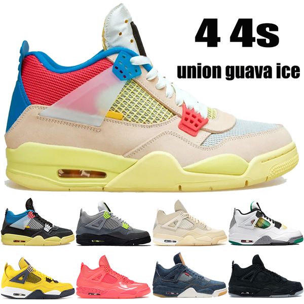 new 4 4s union noir guava ice jumpman basketball shoes white x sail se neon punch mens sneakers us 7-13
new 4 4s union noir guava ice jumpman basketball shoes white x sail se neon punch mens sneakers us 7-13