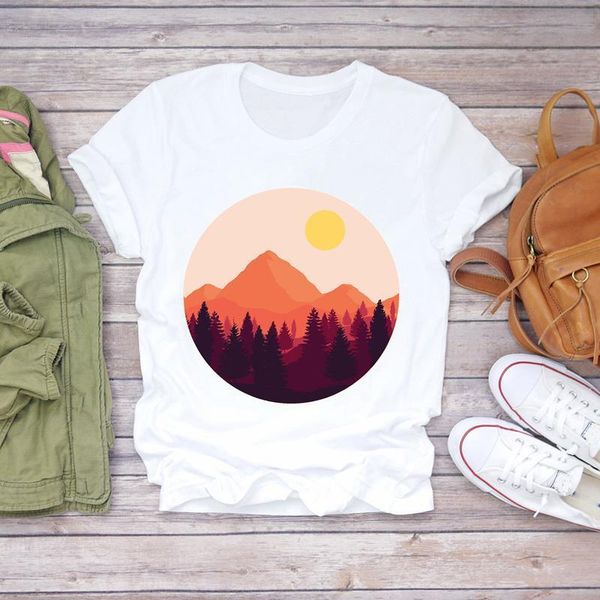women mountain vacation 90s short sleeve fashion print lady t-shirts womens graphic t shirt ladies female tee t-shirt, White
women mountain vacation 90s short sleeve fashion print lady t-shirts womens graphic t shirt ladies female tee t-shirt, White