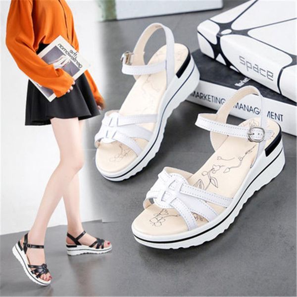 slope heel sandals women's 2021 summer new muffin student leather soft sole versatile casual fashion chunky shoes black white
slope heel sandals women's 2021 summer new muffin student leather soft sole versatile casual fashion chunky shoes black white