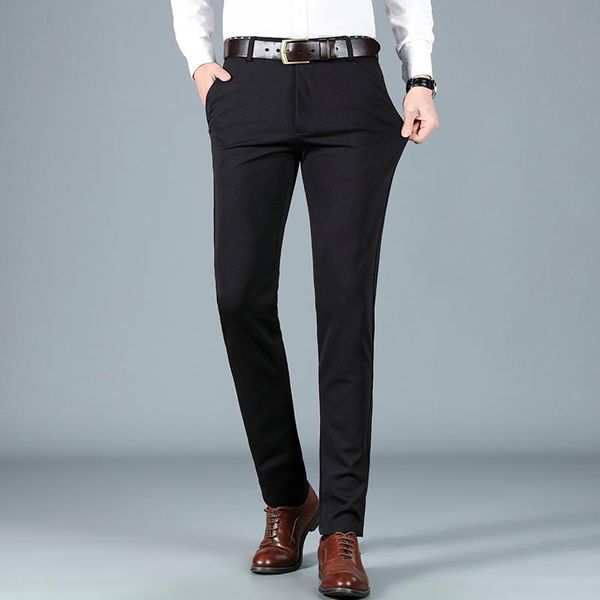 men's pants wrinkle non-ironing brand casual comfortable business men clothing 2021 fashion pant korean long trousers, Black
men's pants wrinkle non-ironing brand casual comfortable business men clothing 2021 fashion pant korean long trousers, Black