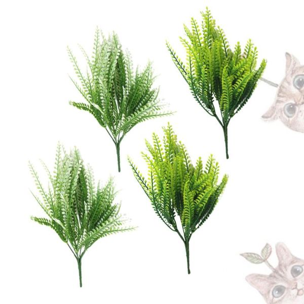 4pcs artificial aquatic plant phoenix-tail ferns for aquarium fish tank decoration (2pcs yellow and 2pcs white
4pcs artificial aquatic plant phoenix-tail ferns for aquarium fish tank decoration (2pcs yellow and 2pcs white