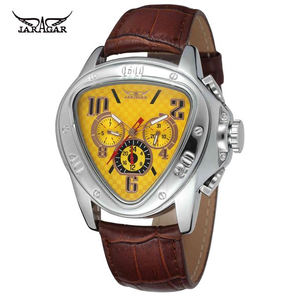 jaragar 2021 leather waterproof business casual clock tag calendar luxury transparent mechanical sports gentlemen, Slivery;brown
jaragar 2021 leather waterproof business casual clock tag calendar luxury transparent mechanical sports gentlemen, Slivery;brown