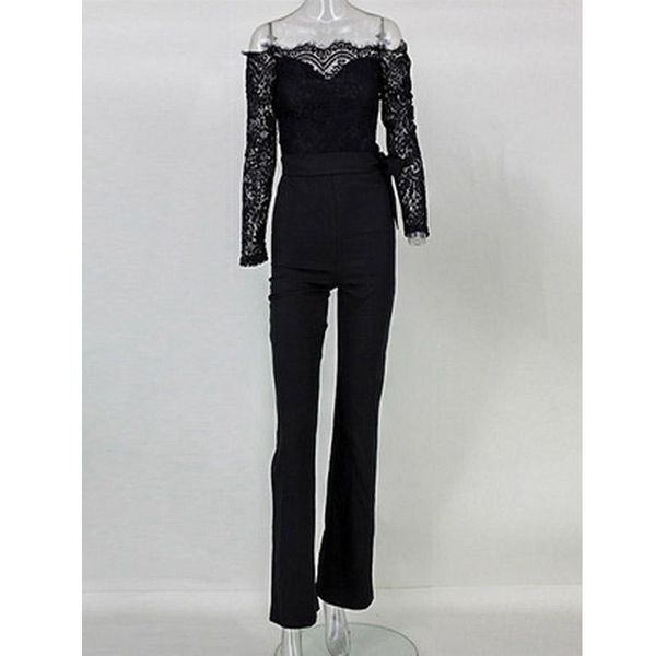 women's jumpsuits & rompers summer bodysuit long sleeve lace formal office lady style white black and blue 3 color sexy, Black;white
women's jumpsuits & rompers summer bodysuit long sleeve lace formal office lady style white black and blue 3 color sexy, Black;white