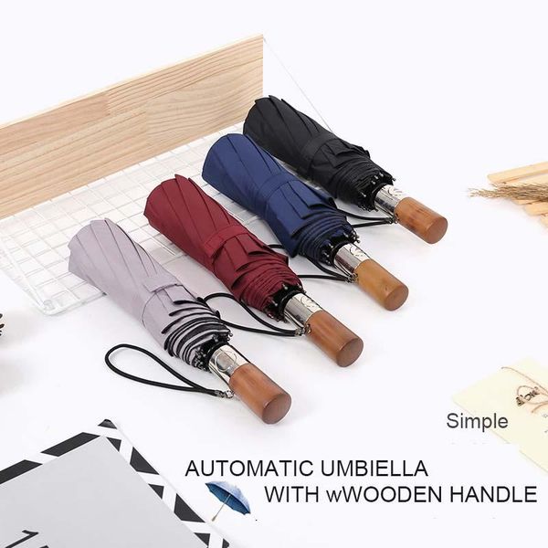 umbrellas automatic folding business umbrella metal wooden handle three-fold uv protection sun
umbrellas automatic folding business umbrella metal wooden handle three-fold uv protection sun