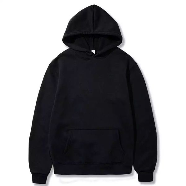 men's women's hooded sweater in spring and autumn, Black
men's women's hooded sweater in spring and autumn, Black