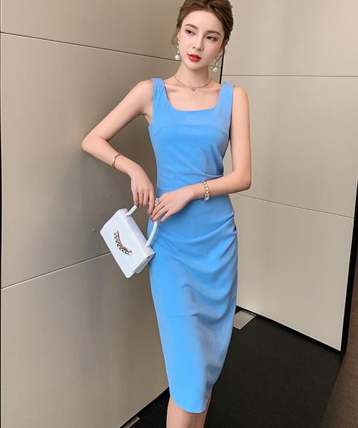 casual dresses 2021 summer fashion elegant sleeveless tank dress women's korean style pencil bodycon vestidos, Black;gray
casual dresses 2021 summer fashion elegant sleeveless tank dress women's korean style pencil bodycon vestidos, Black;gray