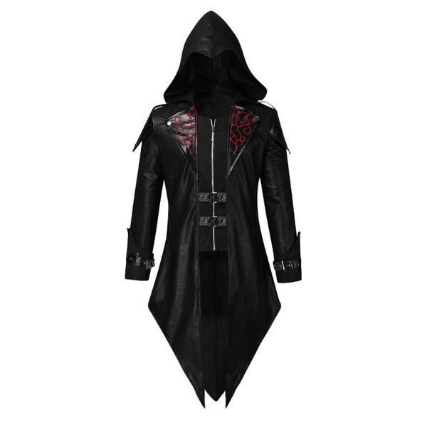 men's jackets homme mens tailcoat jacket long sleeve for goth praty hoodie outwear 2021 costume steampunk uniform design coat male, Black;brown
men's jackets homme mens tailcoat jacket long sleeve for goth praty hoodie outwear 2021 costume steampunk uniform design coat male, Black;brown