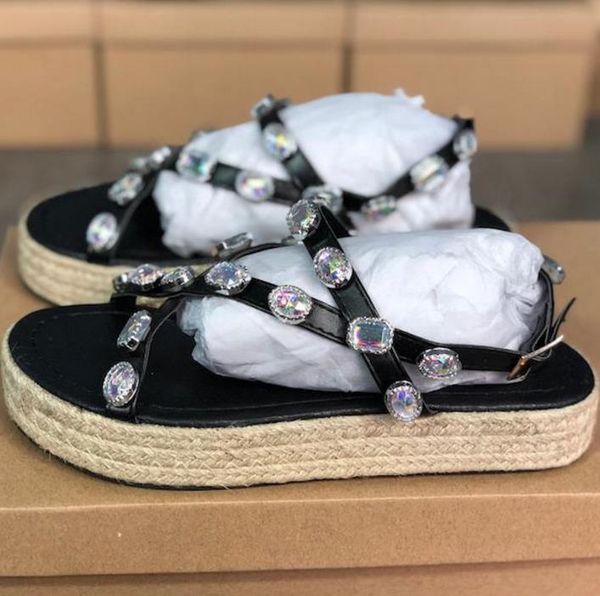 designer new arrivals women's leather platform sandals with rhinestones women's summer sandals and slippers sandals banquet shoes, Black
designer new arrivals women's leather platform sandals with rhinestones women's summer sandals and slippers sandals banquet shoes, Black