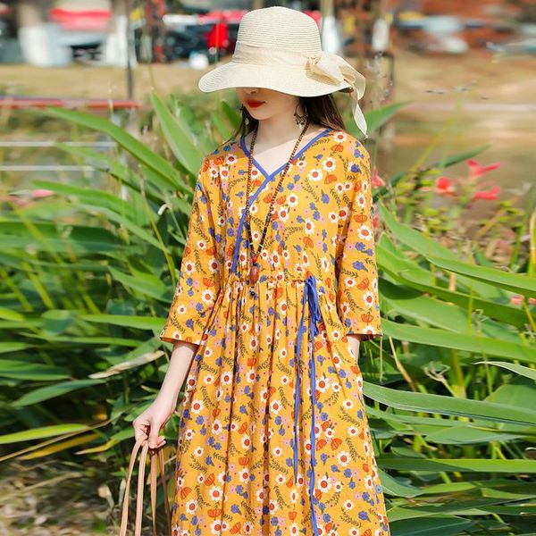 casual dresses 2021 arrival fashion women spring summer dress thin soft cotton linen print floral vintage holiday travel, Black;gray
casual dresses 2021 arrival fashion women spring summer dress thin soft cotton linen print floral vintage holiday travel, Black;gray