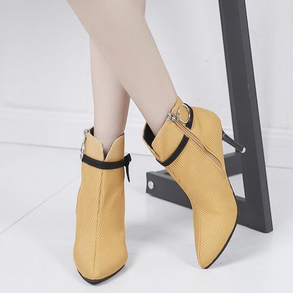 boots rimocy soft knitted pointed toe ankle for women fashion bow thin high heels shoes woman 4 colors elegant short mujer, Black
boots rimocy soft knitted pointed toe ankle for women fashion bow thin high heels shoes woman 4 colors elegant short mujer, Black
