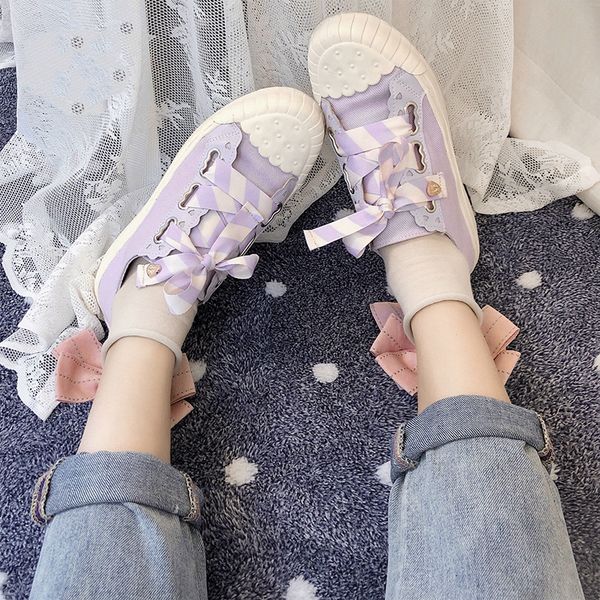 japanese kawaii girls sheep school girl ribbon women's lace shoes student anime tea lolita party tennis running viku, Black
japanese kawaii girls sheep school girl ribbon women's lace shoes student anime tea lolita party tennis running viku, Black