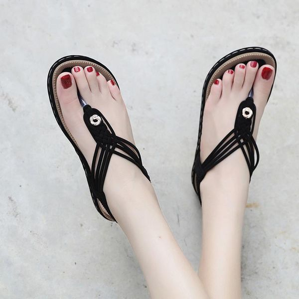 depksly summer fashion sandals woman platform soft leather large size flip flops sandals comfortable shoes6colors available, Black
depksly summer fashion sandals woman platform soft leather large size flip flops sandals comfortable shoes6colors available, Black