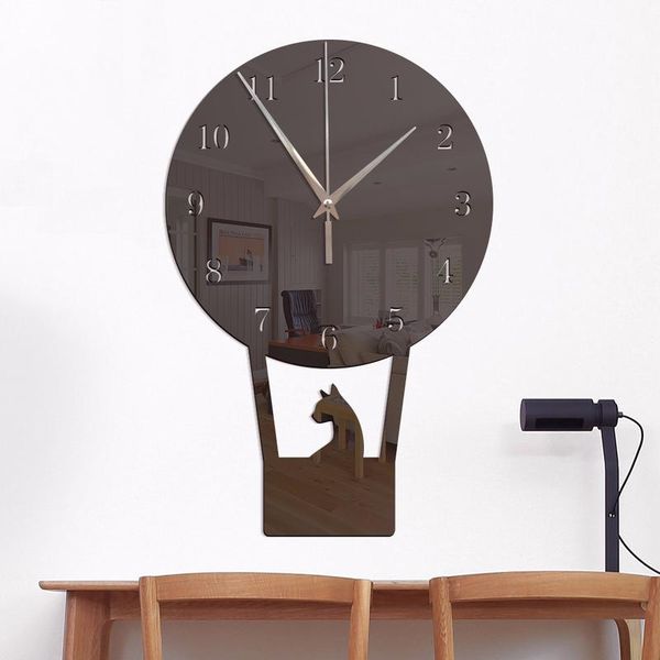 wall clocks cute kitten balloon diy creative mirror clock 3d stereo acrylic living room modern design
wall clocks cute kitten balloon diy creative mirror clock 3d stereo acrylic living room modern design
