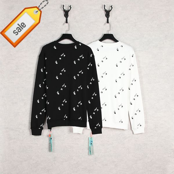 chaopai off gesture full print arrstyle round neck terry sweater style men's and women's casual loose bottomed shirt, Black
chaopai off gesture full print arrstyle round neck terry sweater style men's and women's casual loose bottomed shirt, Black